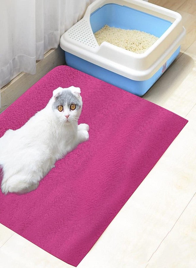 Trance Waterproof Pet Training Pads | Reusable Pee Pad for Dogs Cats Puppy and Pets | Washable Pet Dry Sheet | Potty Trainer | Soft and Hypo-Allergenic (Small, Size 0.5 x 0.7 m | 50 x 70 Cms, Berry Pink)- Pack Of 2 - Image 2